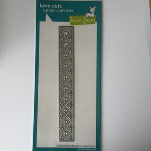 Lawn Fawn Dies LF3961 Quilted Heart Border Lawn Cuts